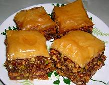 Baklava - a traditional Bulgarian dessert